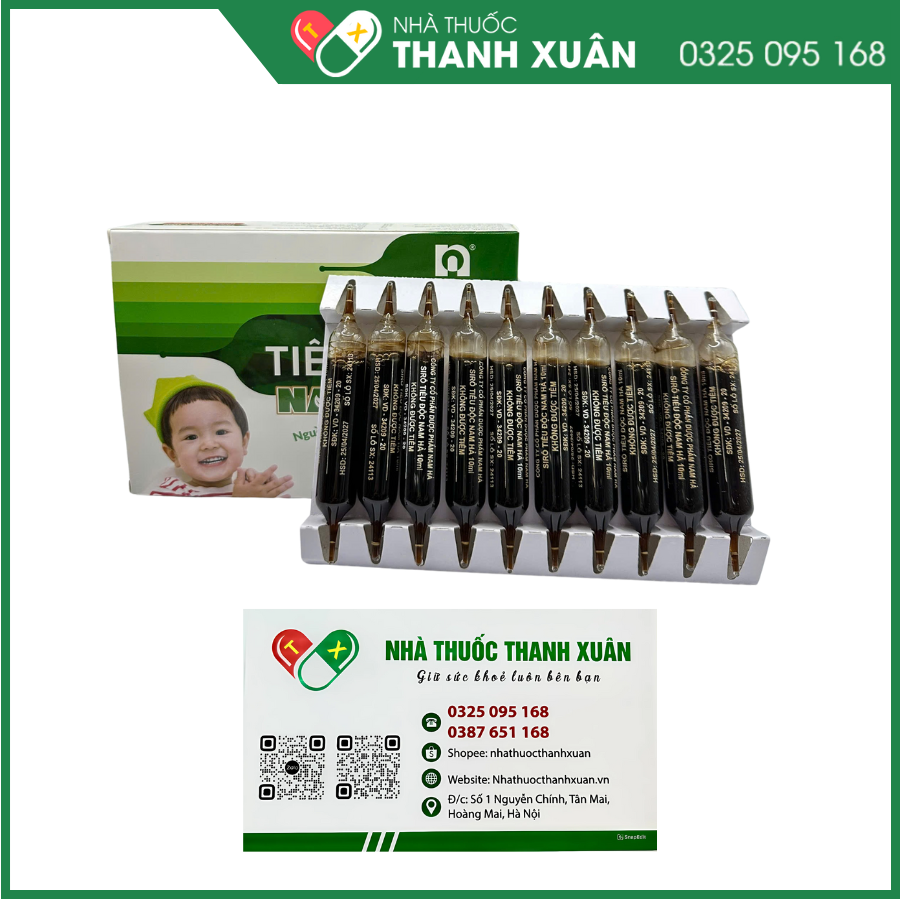 Siro Tiêu độc Nam Hà hỗ trợ giải độc, tiêu viêm